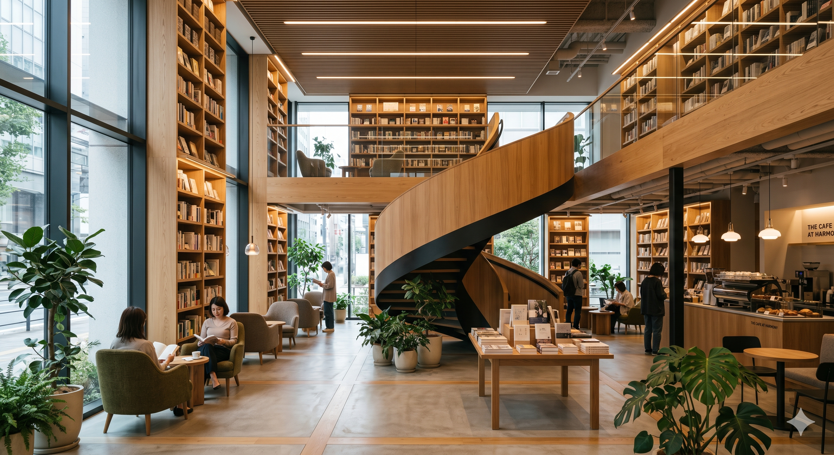 Barnes & Noble Guatemala — Vista interior doble altura